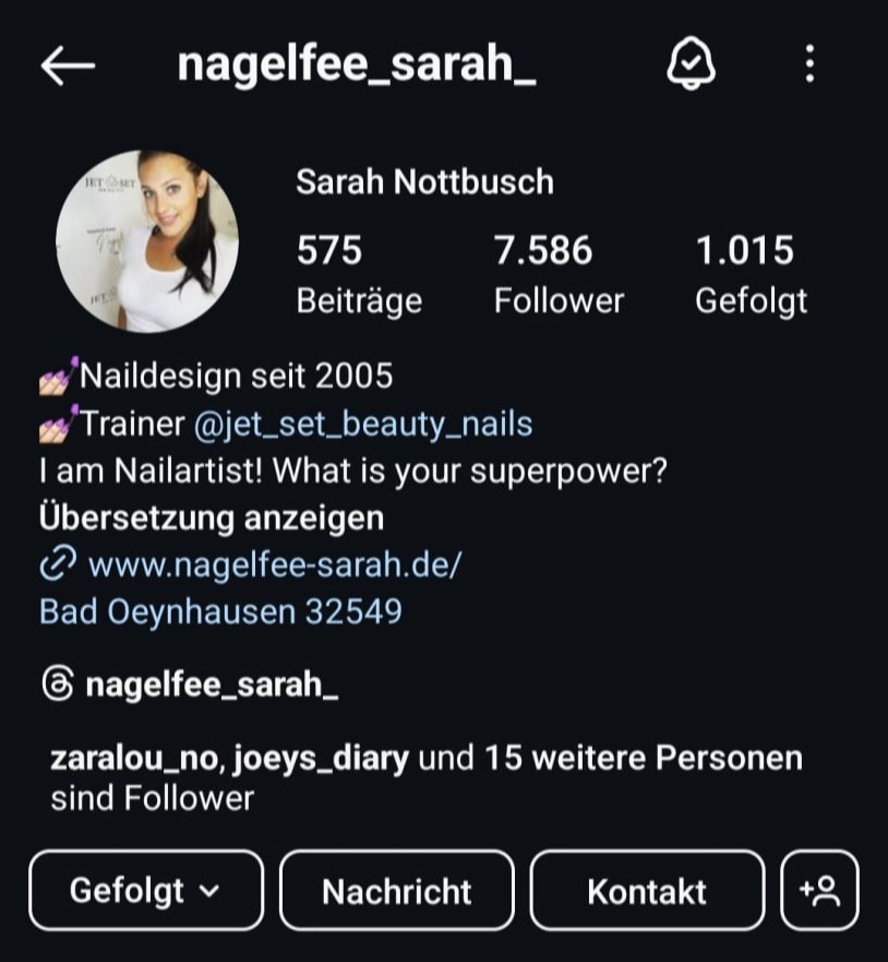 Instapic Nagelfee-Sarah
